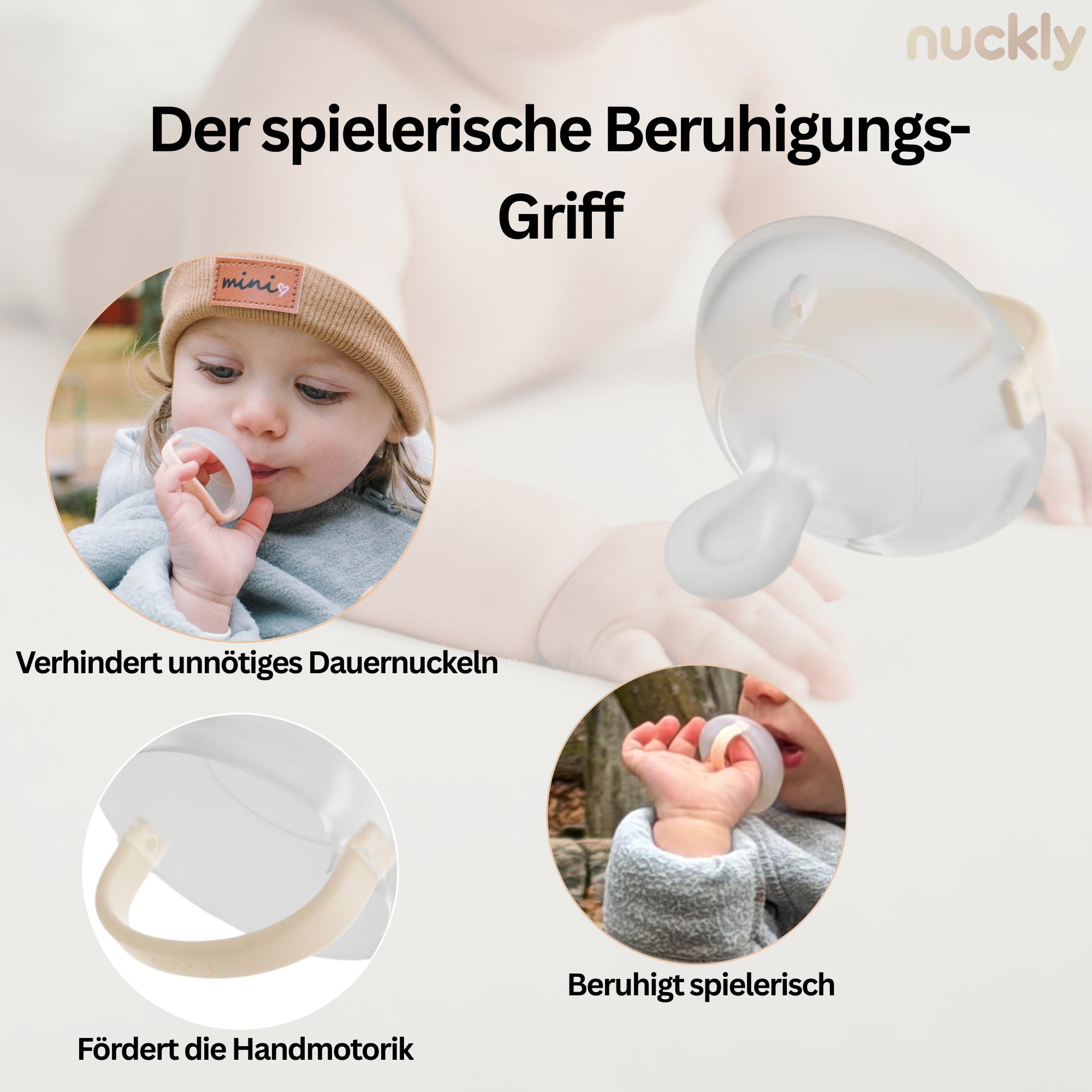 2x Nuckly - NatureSense - Medisch geoptimaliseerde fopspeen / incl. handleiding