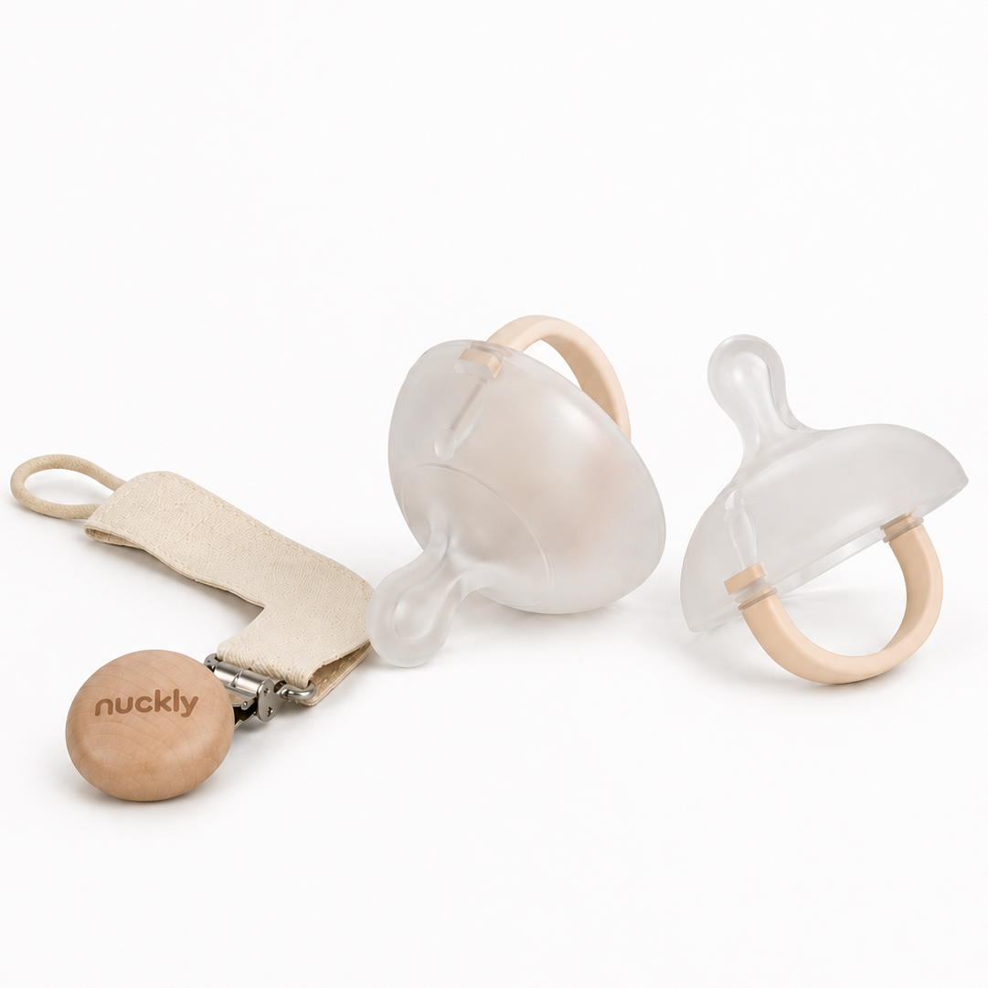 Nuckly Comfort Box / 2x Nuckly NatureSense + Gids + Nuckly Case
