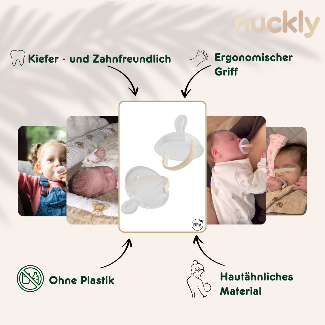 2x Nuckly - NatureSense - Medisch geoptimaliseerde fopspeen / incl. handleiding